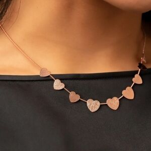 🆕 Shiny Copper Heart Choker